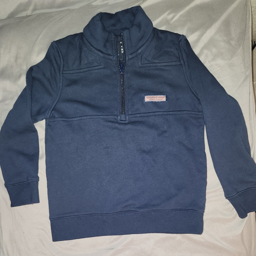Vineyard Vines Navy Blue Shep Quarter Zip